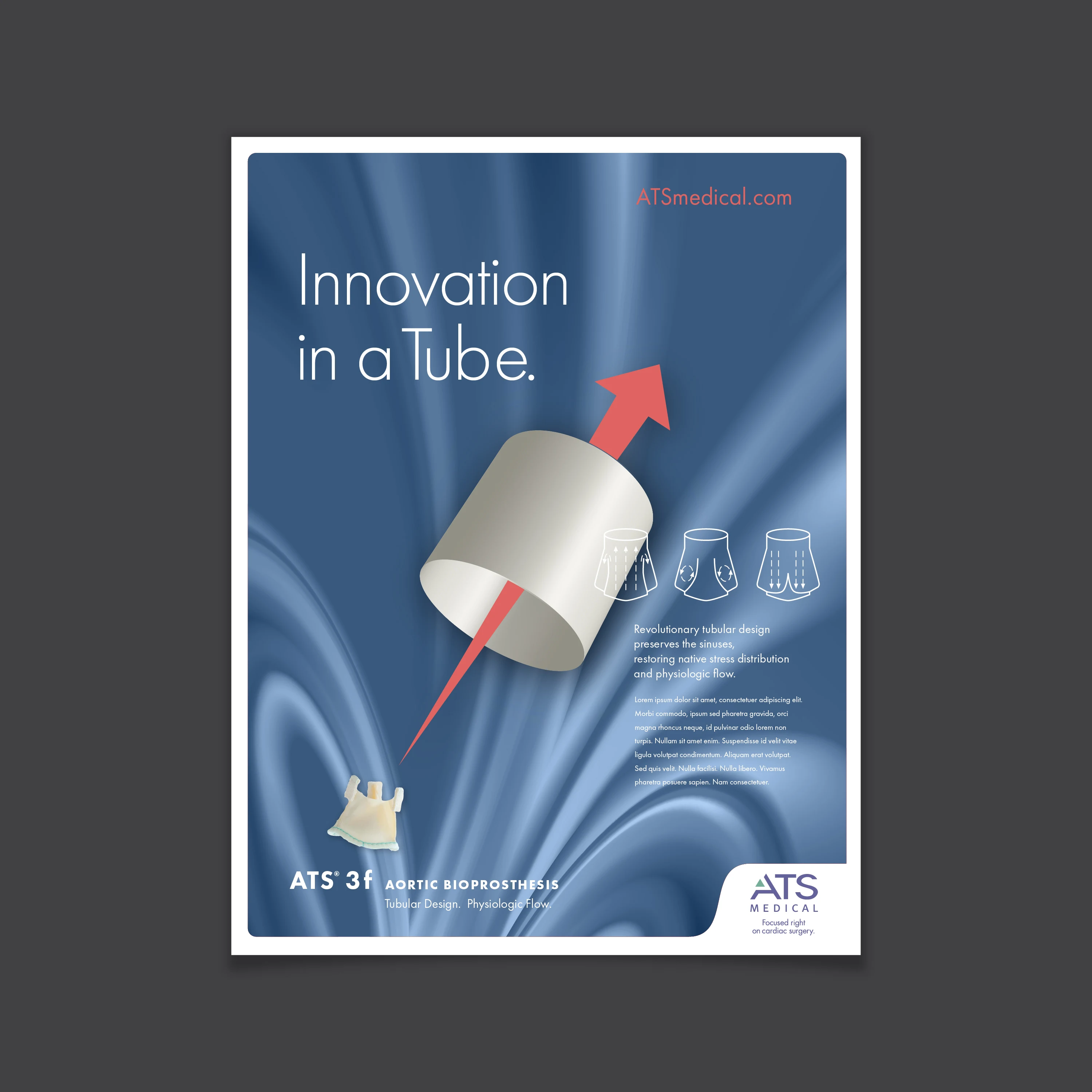 ATS Medical advertising and branding materials