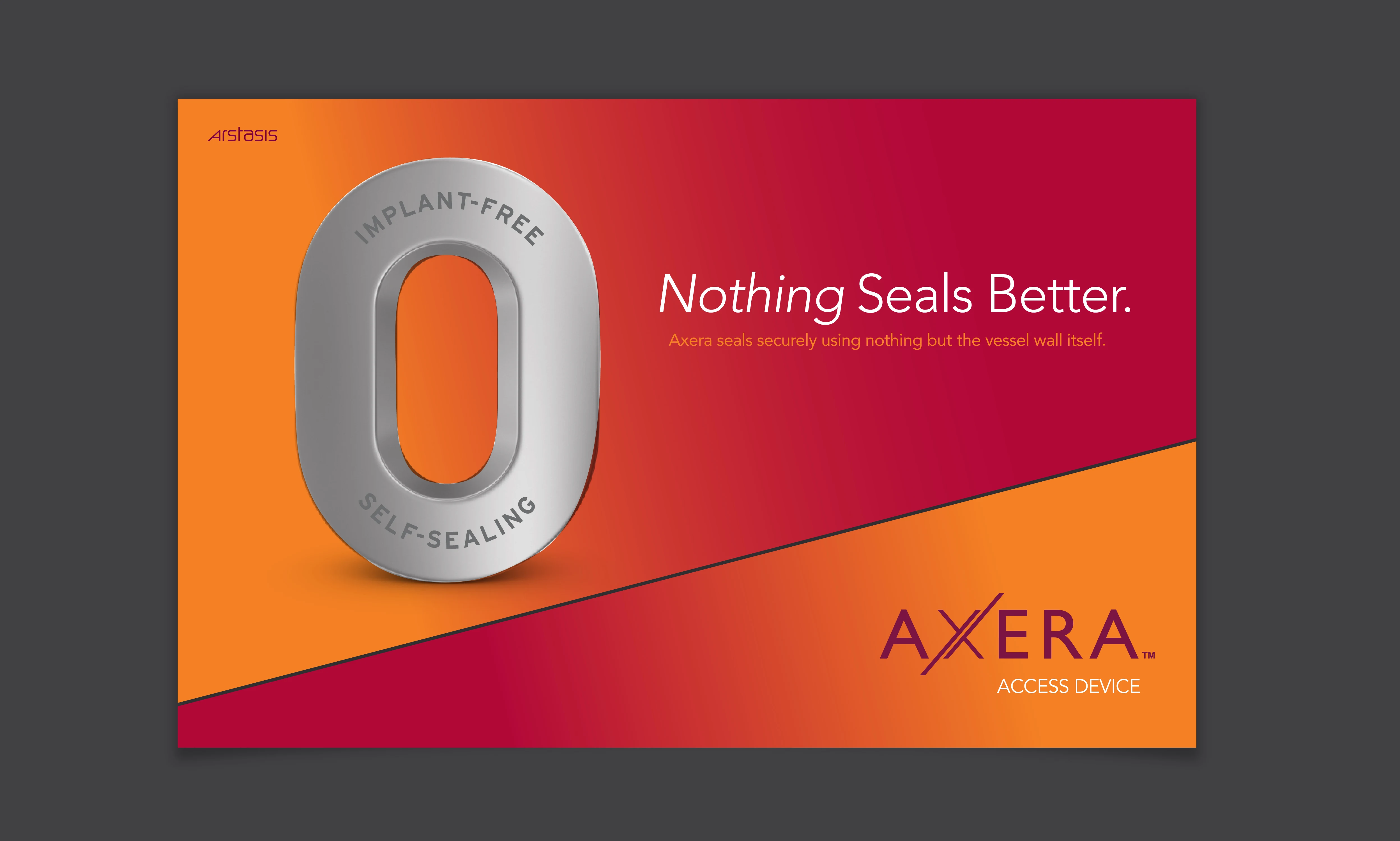 Axera medical device advertising and branding materials