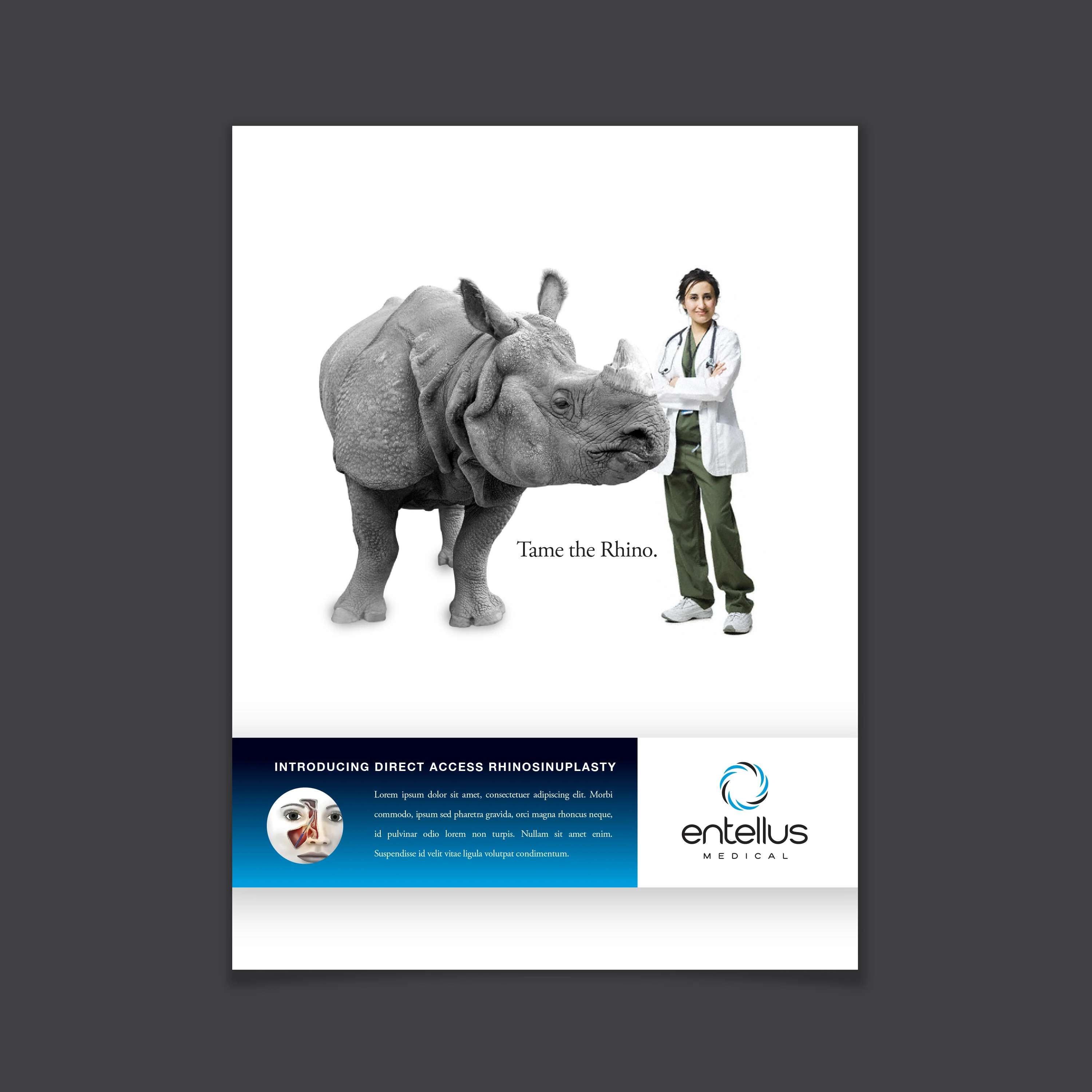 Entellus Medical advertising and branding materials